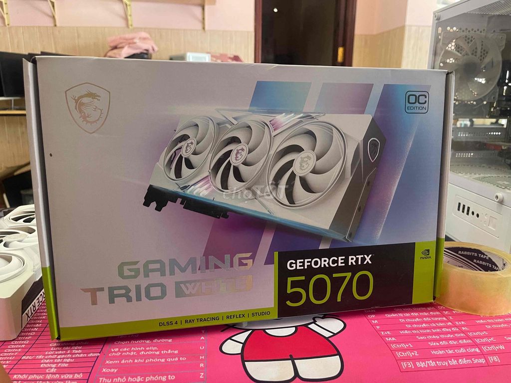 Card đồ họa MSI GeForce RTX 5070. Mua bán Linh kiện (RAM, Card...) tại Huyện Hòa Thành Tây Ninh được đăng bởi Trung Tâm Máy Tính GK GAMMING hình 1
