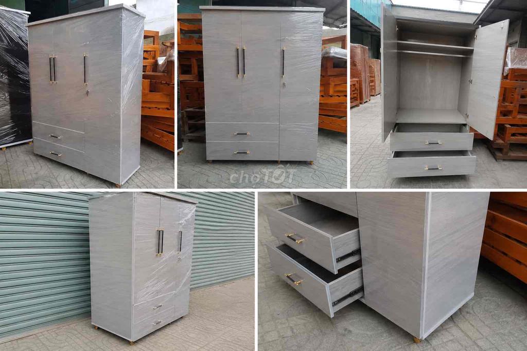 Tủ quần áo Gỗ Xám. Mua bán Tủ, kệ gia đình tại Huyện Trảng Bom Đồng Nai được đăng bởi Shop Toàn Express Businesses hình 1