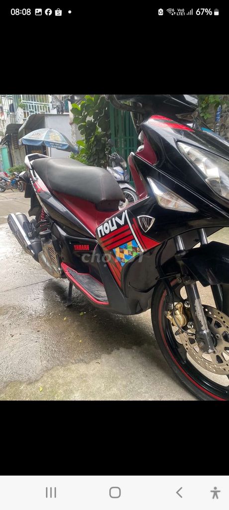 Xe máy Yamaha Nouvo 4 màu đen đỏ, đời 2012. Mua bán Xe máy tại Quận 8 Tp Hồ Chí Minh được đăng bởi  Ngô Văn  Phúc  hình 2