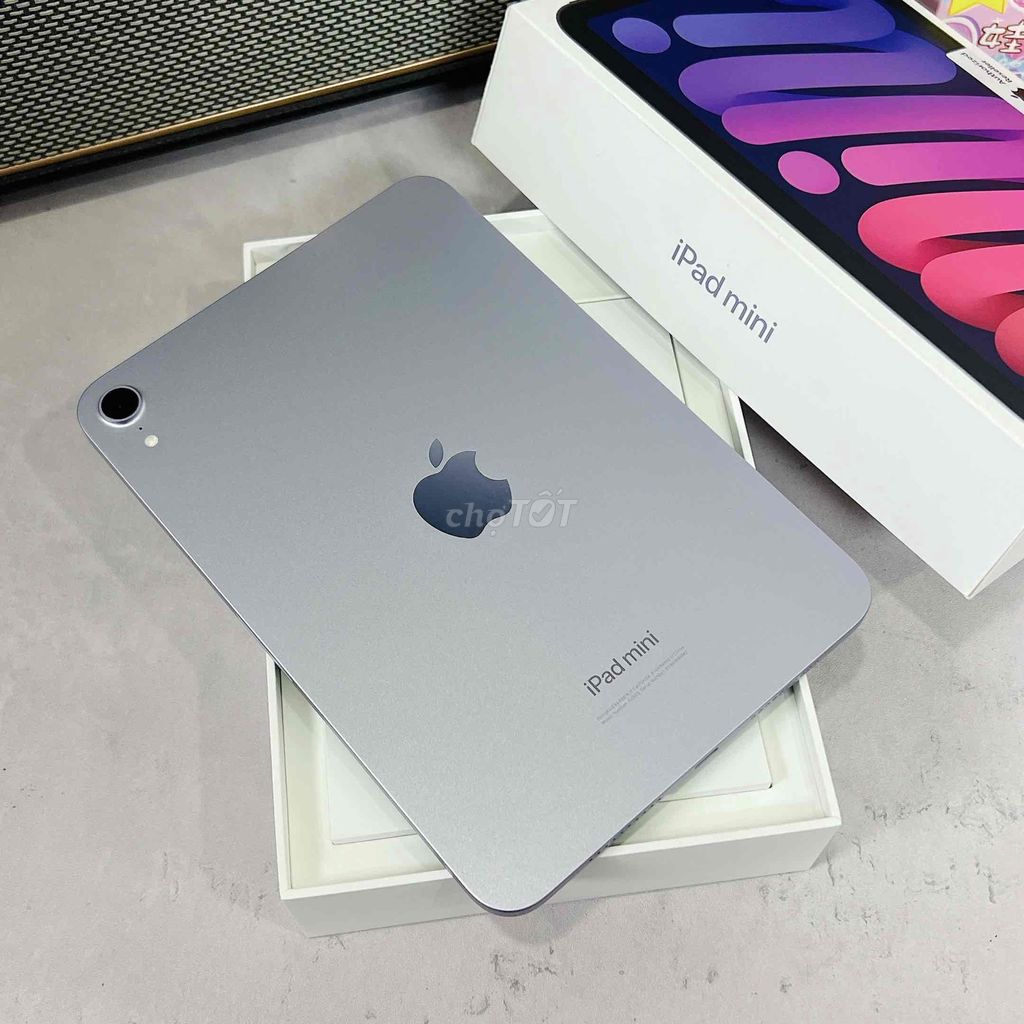 iPad Mini 7 Wifi 128Gb Tím 99% Fullbox Bh 11/2025