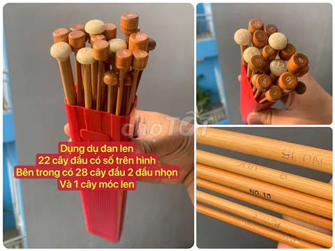 Dụng cụ đan len Tre tự nhiên. Mua bán Sở thích khác tại Huyện Hoài Đức Hà Nội được đăng bởi Phạm Hương hình 1
