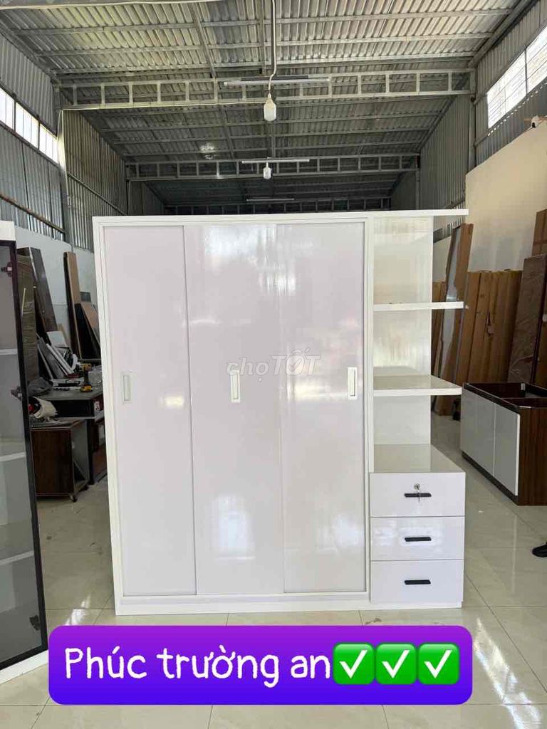 Tủ quần áo Nhựa Đài Loan 3 cánh lùa #%#. Mua bán Tủ, kệ gia đình tại Quận Phú Nhuận Tp Hồ Chí Minh được đăng bởi Nội Thất Gia Đình hình 1