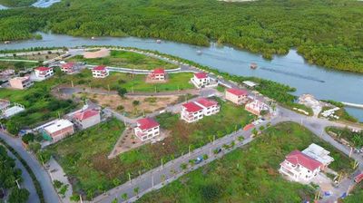 Bán đất mặt tiền 30m Sát Vinhomes Cần Giờ giá 22 triệu/m2 -Sổ Riêng 