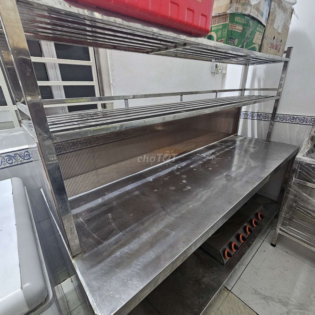 Bàn ra món có kệ Inox 304 Mới siêu dày to. Mua bán Dụng cụ nhà bếp tại Quận Phú Nhuận Tp Hồ Chí Minh được đăng bởi Phúc Nguyễn hình 1