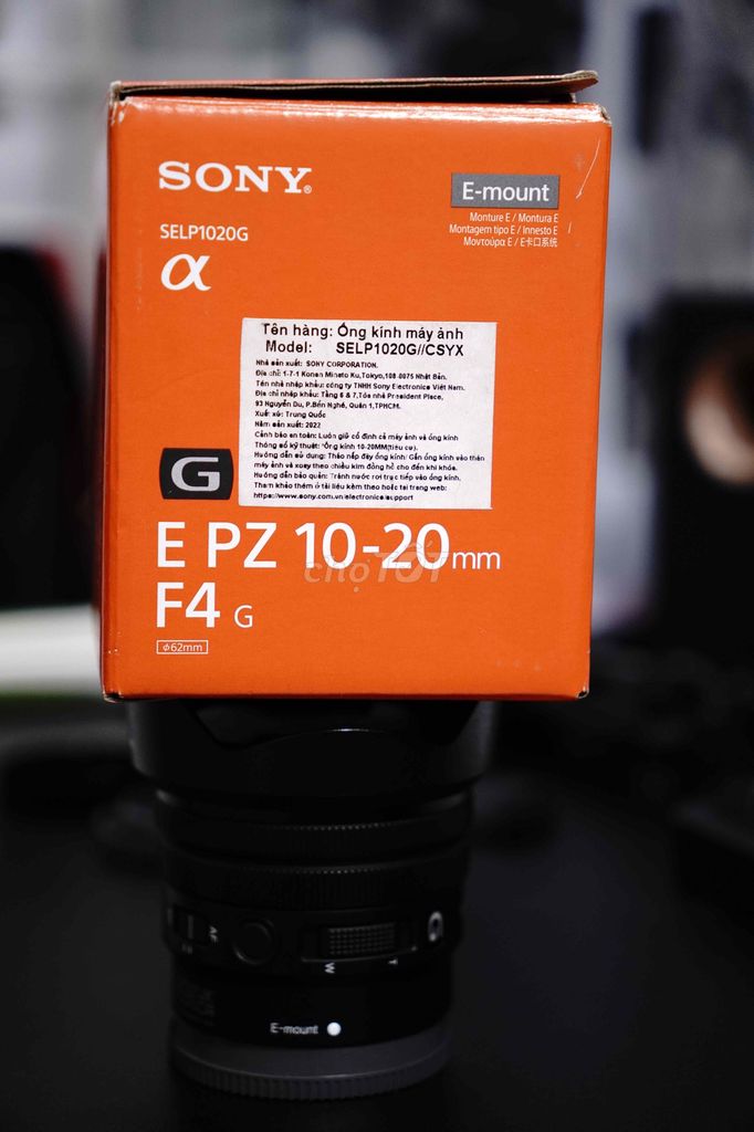 Ống kính Sony SELP1020G/CSYX. Mua bán Máy ảnh, Máy quay tại Thành phố Vũng Tàu Bà Rịa - Vũng Tàu được đăng bởi Minh Hải hình 1