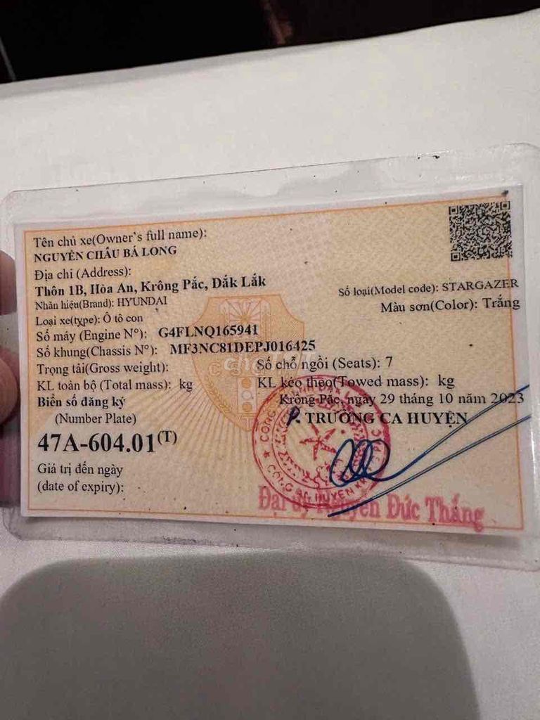 Hyundai Stargazer 2022 1.5 Đặc biệt - 23000 km. Mua bán Ô tô tại Huyện Krông Pắc Đắk Lắk được đăng bởi tuấn hình 11