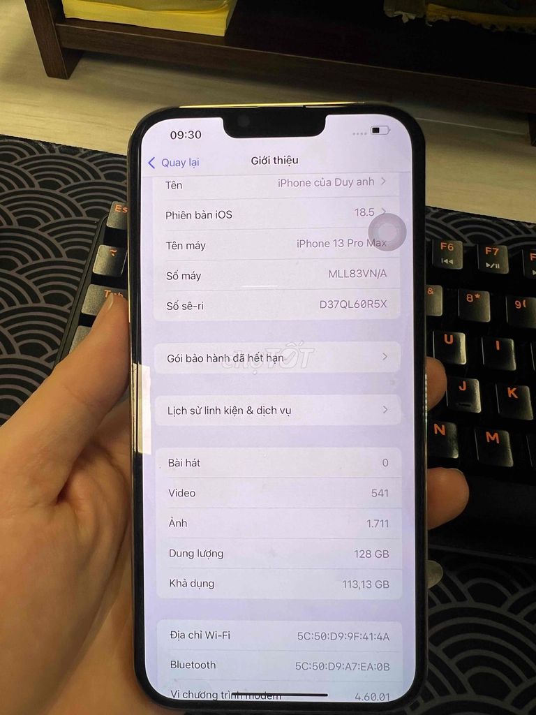 iphone 13 pro max 128gb vàng VNA. Mua bán Điện thoại tại Quận Ba Đình Hà Nội được đăng bởi DA hình 1