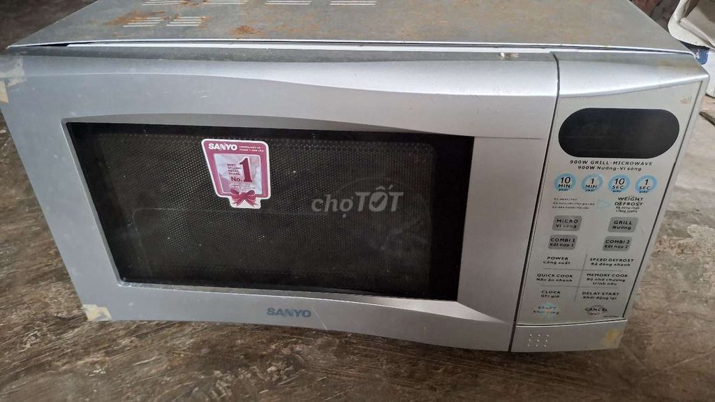 Lò vi sóng Sanyo 900W Bạc. Mua bán Bếp, lò, đồ điện nhà bếp tại Thành phố Bảo Lộc Lâm Đồng được đăng bởi Mi Mi hình 1