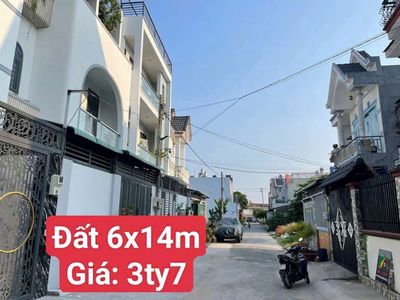 Đất 6x14m, Shr MT Nhựa 8m 1/50m Nguyên Thị Thử  Kế Bên C. Viên Cá Koi.