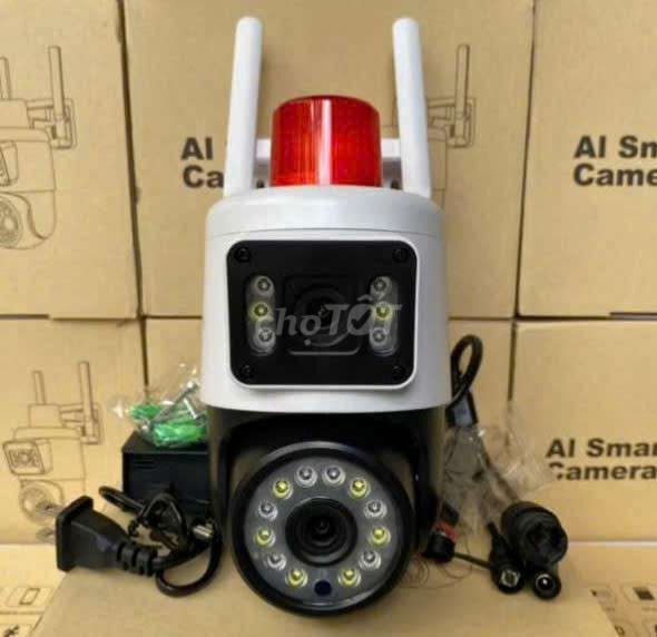 Camera wifi 2 mắt ngoài trời