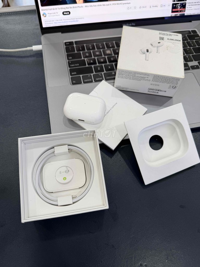 Airpod Pro2 type C, FULLBOX, SIÊU LƯỚT NHƯ MỚI.. Mua bán Tivi, Âm thanh tại Thành phố Buôn Ma Thuột Đắk Lắk được đăng bởi NHÀ TÁO BMT hình 1