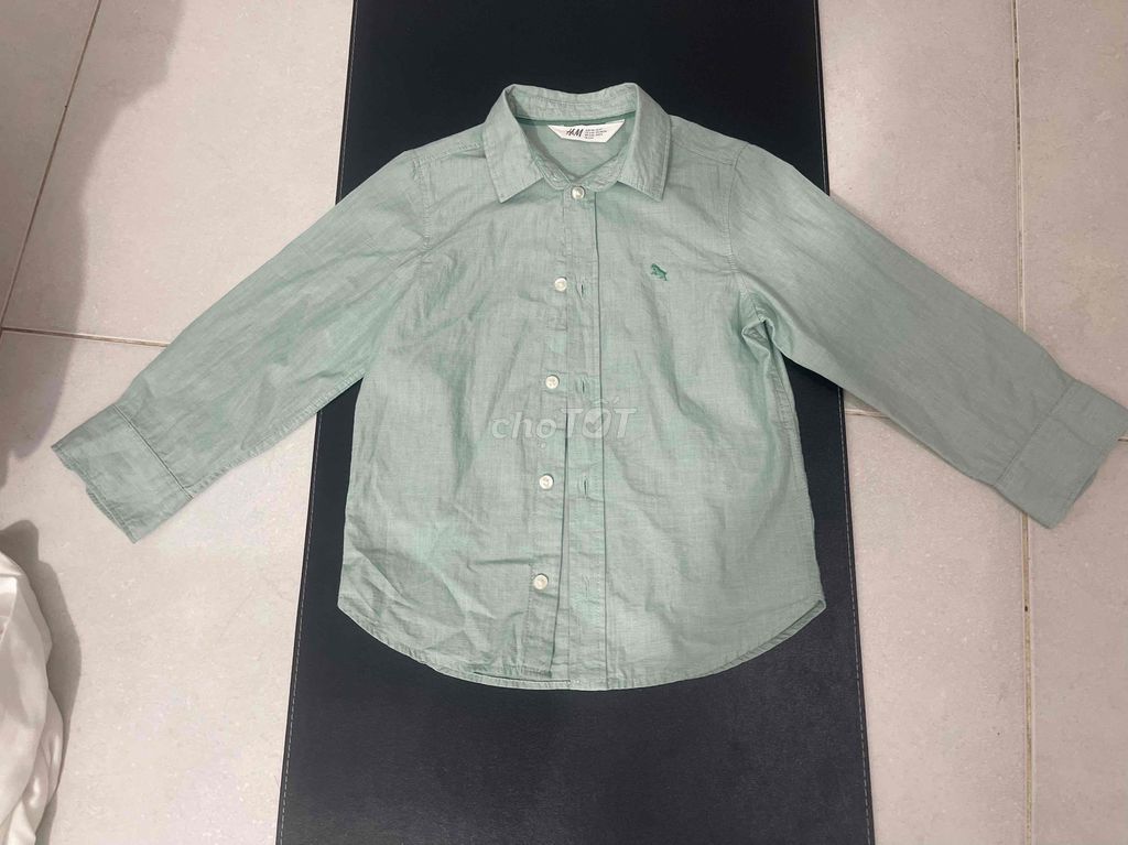 Sơ mi H&M auth cho bé mới 99% size 3-4T 16-18kg