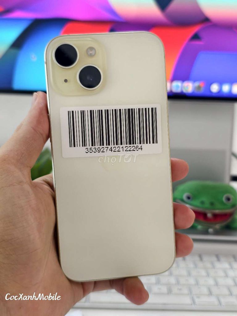 iPhone 15 Quốc Tế 128GB Vàng Nguyên bản, zin chất. Mua bán Điện thoại tại Quận Liên Chiểu Đà Nẵng được đăng bởi Minh Hiệp CócXanhMobile hình 1