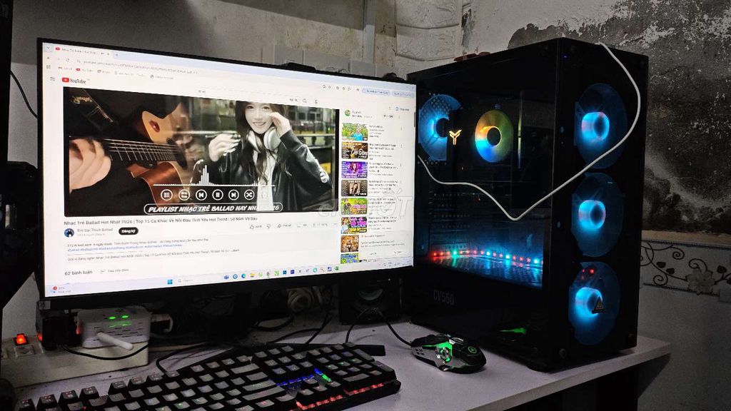 Máy tính để bàn + màn Xiaomi 24 inch + Loa 2.1. Mua bán Máy tính để bàn tại Huyện Châu Thành Bến Tre được đăng bởi Huy hình 1