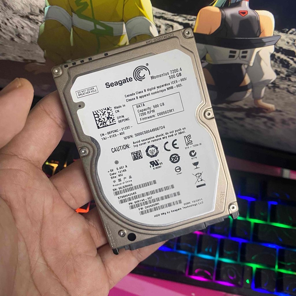 Ổ cứng HDD 500GB 2.5. Mua bán Linh kiện (RAM, Card...) tại Huyện Bình Chánh Tp Hồ Chí Minh được đăng bởi Hiếu hình 1