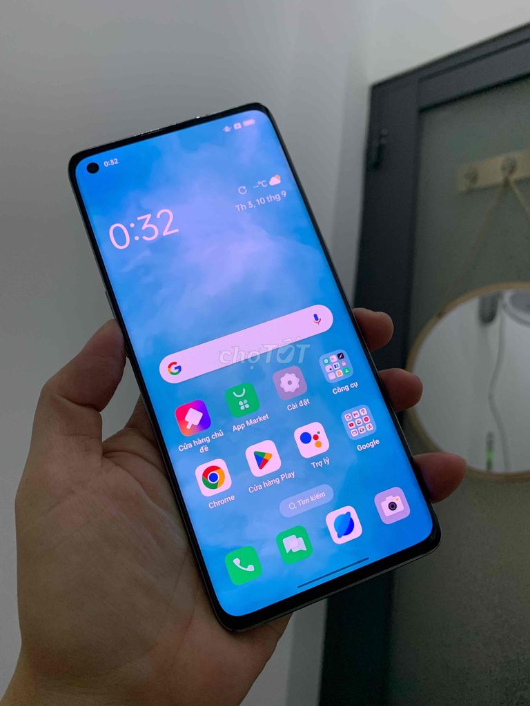 Oppo reno 4 pro trắng 8/256g 9hãng màn zin đẹp ful