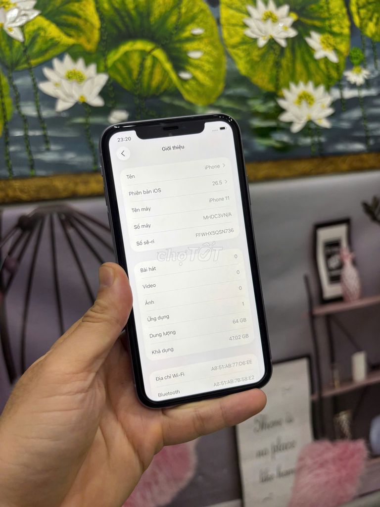 Apple iPhone 11 64GB Tím Zin VNA. Mua bán Điện thoại tại Quận Bắc Từ Liêm Hà Nội được đăng bởi Cửa hàng Bính Táo hình 1