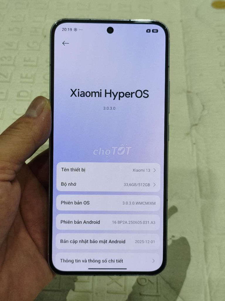 Xiaomi 13 12GB/512GB Xanh Lưng da Like New. Mua bán Điện thoại tại Quận Hoàng Mai Hà Nội được đăng bởi Nguyennoi hình 1