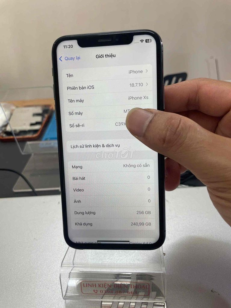 Apple iPhone XS 256GB Đã qua sử dụng. Mua bán Điện thoại tại Quận Đống Đa Hà Nội được đăng bởi Shop điện thoại cũ hình 1