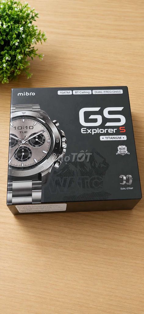 Mibro GS Explorer S Titanium Xám đen. Mua bán Thiết bị đeo thông minh tại Huyện Ân Thi Hưng Yên được đăng bởi Nguyễn Phú hình 1