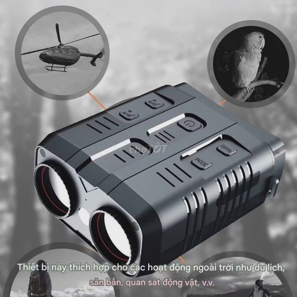 Ống nhòm R19 Hồng ngoại Đen. Mua bán Đồ thể thao, Dã ngoại tại Quận Hoàn Kiếm Hà Nội được đăng bởi Hùng Dũng hình 1