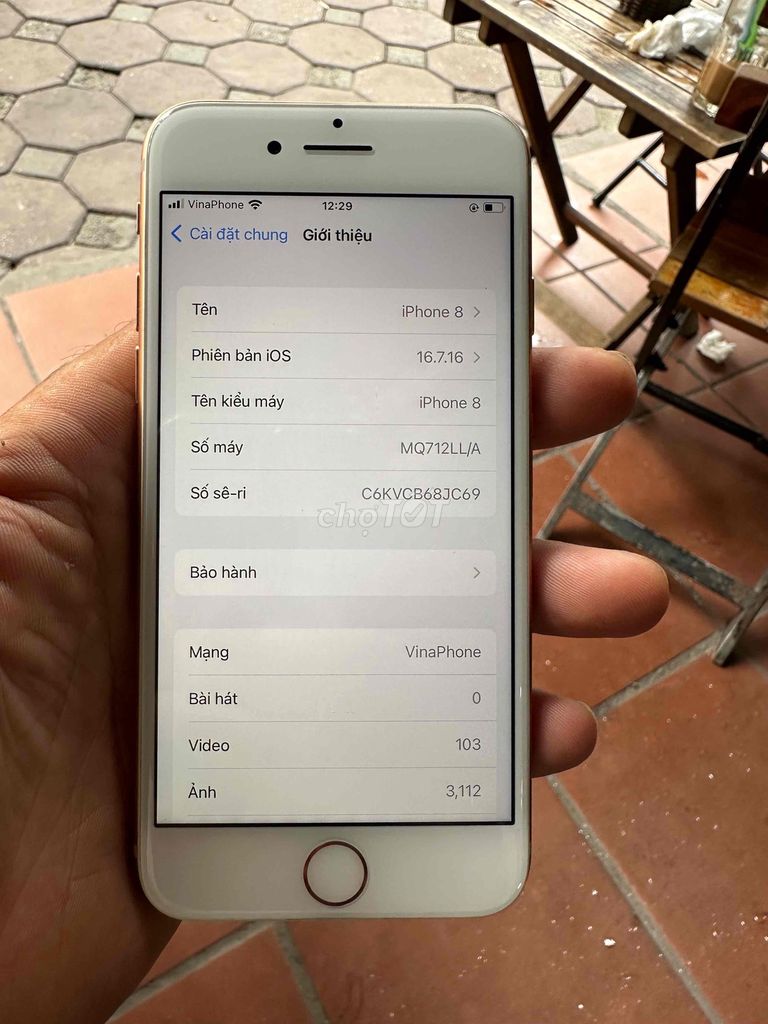 Apple iPhone 8 64GB Vàng hồng. Mua bán Điện thoại tại Quận Hoàng Mai Hà Nội được đăng bởi quang định hình 1