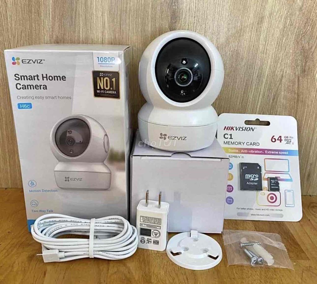 Camera EZVIZ H6c Trắng. Mua bán Máy ảnh, Máy quay tại Quận Hải Châu Đà Nẵng được đăng bởi Camera Đà Nẵng  hình 1