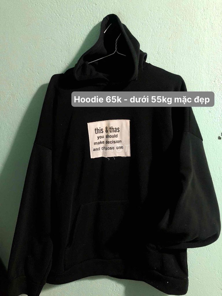 Áo hoodie Nữ Vải nỉ Đen. Mua bán Quần áo tại Thành phố Buôn Ma Thuột Đắk Lắk được đăng bởi Phan Ngọc Huyền Ann hình 1