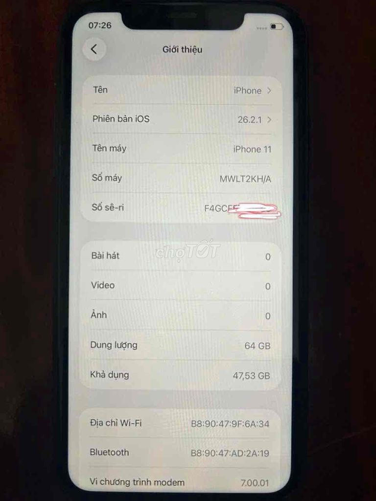 iPhone 11 64GB Đen. Mua bán Điện thoại tại Thị xã Duy Tiên Hà Nam được đăng bởi Nguyen Truong hình 1