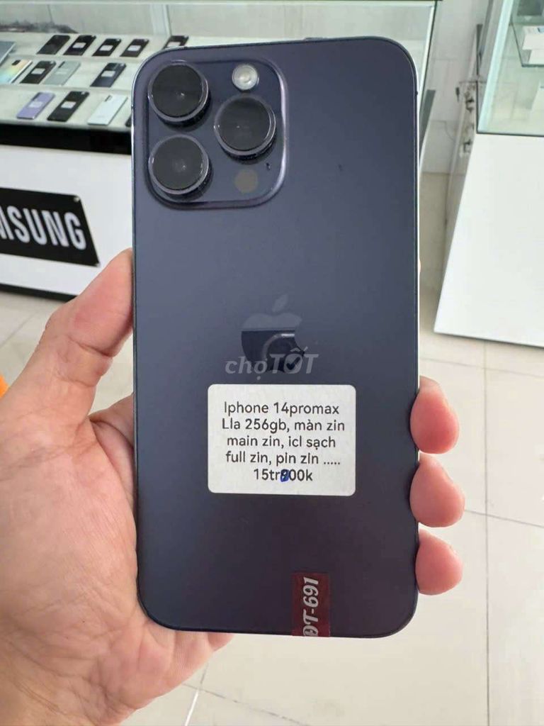 iPhone 14 Pro Max 256GB Tím LLA. Mua bán Điện thoại tại Thành phố Thủ Dầu Một Bình Dương được đăng bởi TTMobileBD hình 1