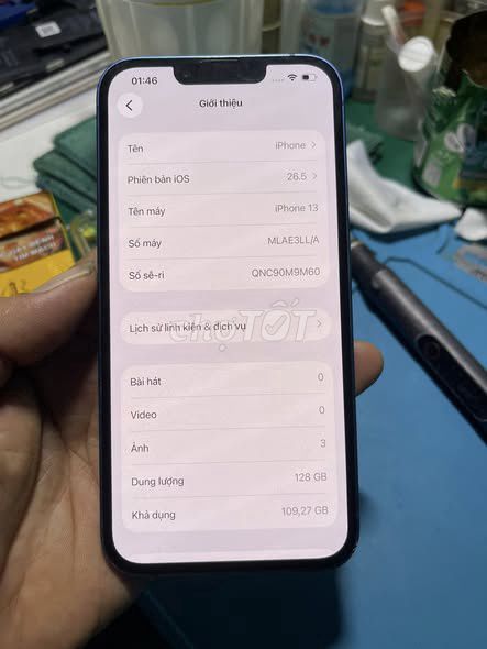 iPhone 13 128GB Xanh Đã sử dụng. Mua bán Điện thoại tại Quận 1 Tp Hồ Chí Minh được đăng bởi Hội Đồ Điện Tử hình 1