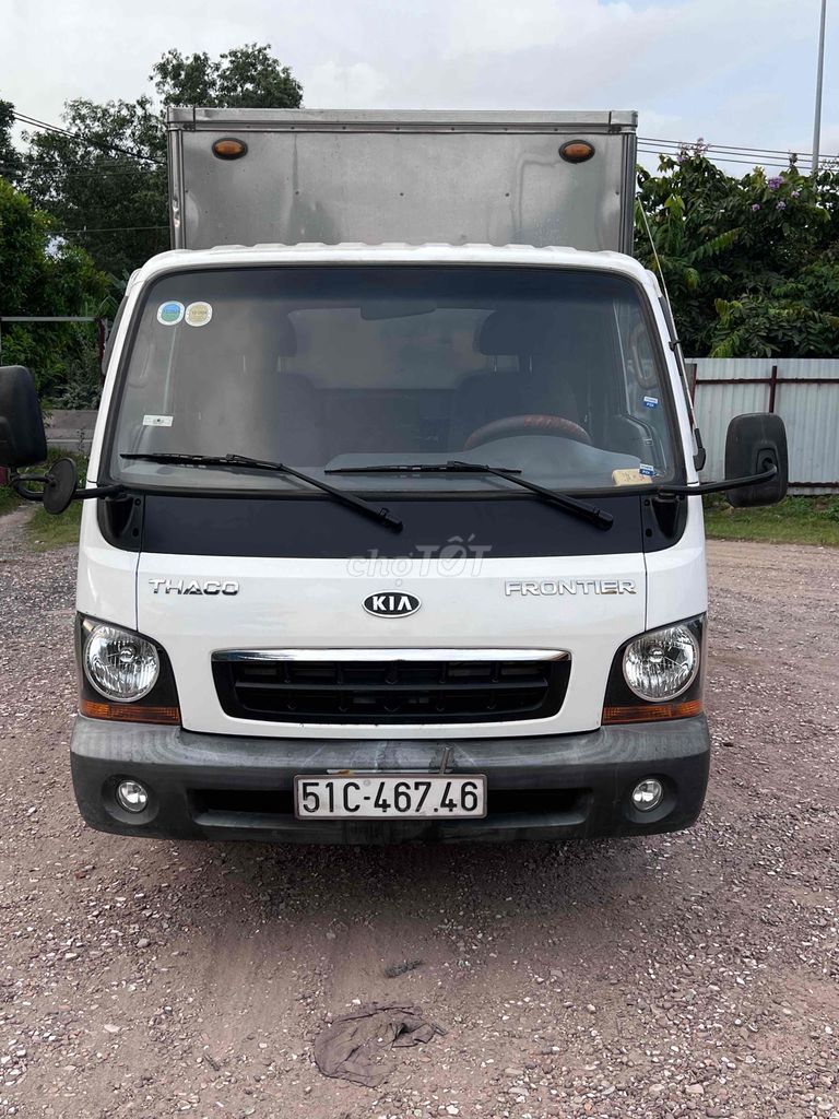 KIA K125 1T25 dời2014 thùng inox kín xe zin