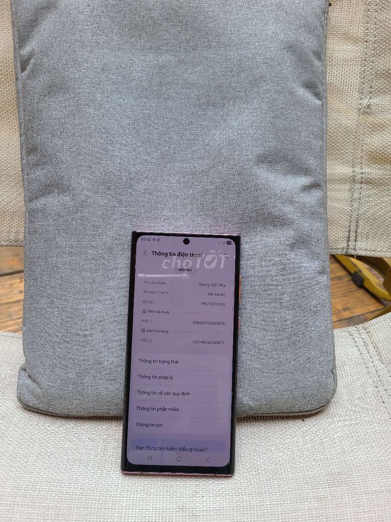 Samsung Galaxy S22 Ultra 512GB Tím. Mua bán Điện thoại tại Quận Tân Phú Tp Hồ Chí Minh được đăng bởi Quang tùng hình 1
