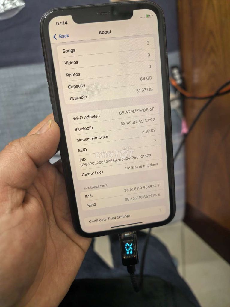 iPhone 11 64GB Đen. Mua bán Điện thoại tại Quận Hà Đông Hà Nội được đăng bởi tuan le hình 1