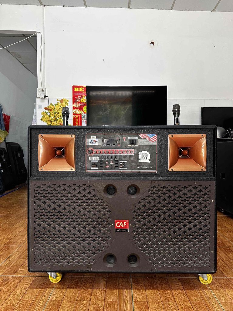 Loa karaoke CAF Audio Đen Micro. Mua bán Tivi, Âm thanh tại Quận Cái Răng Cần Thơ được đăng bởi Chuyên Loa Kéo hình 1