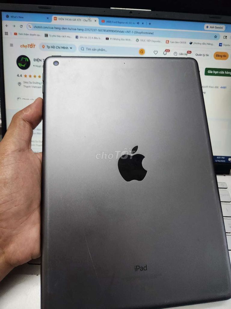 IPAD GEN 7 32GB PIN 8600 ZIN FULL CN ICLOUD SẠCH. Mua bán Máy tính bảng tại Quận Bình Thạnh Tp Hồ Chí Minh được đăng bởi Dân Mobile hình 1