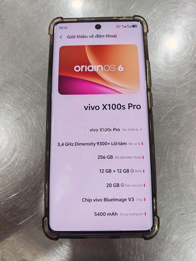 Vivo X100s Pro bán hoặc giao lưu xuống. Mua bán Điện thoại tại Quận Cầu Giấy Hà Nội được đăng bởi Hiếu Minh hình 1