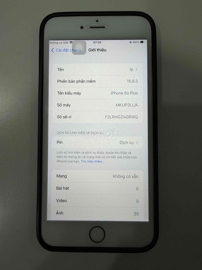 Apple iPhone 6s Plus 16GB Trắng. Mua bán Điện thoại tại Quận Hoàng Mai Hà Nội được đăng bởi Trung hình 1