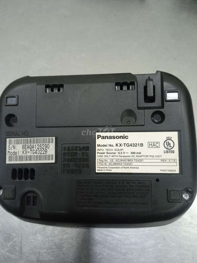 Điện thoại bàn Panasonic KX-TG4321B Đen. Mua bán Điện thoại tại Quận 10 Tp Hồ Chí Minh được đăng bởi Tân Bùi hình 1