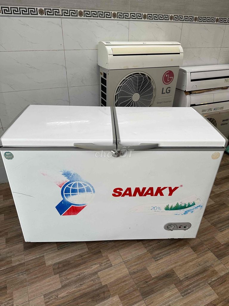 Tủ đông SANAKY Trắng Đã sử dụng. Mua bán Tủ lạnh tại Quận Tân Phú Tp Hồ Chí Minh được đăng bởi MINH THUẬN ĐIỆN LẠNH hình 1