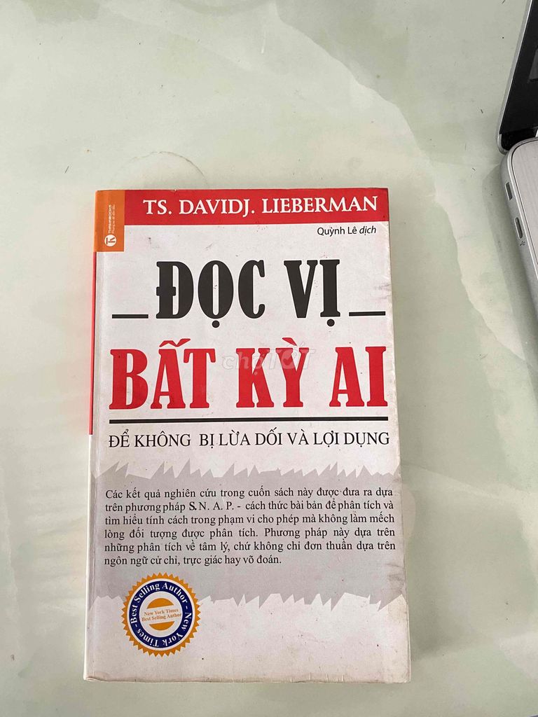 Sách Đọc Vị Bất Kỳ Ai cũ. Mua bán Sách tại Huyện Cái Bè Tiền Giang được đăng bởi Đông platium hình 1