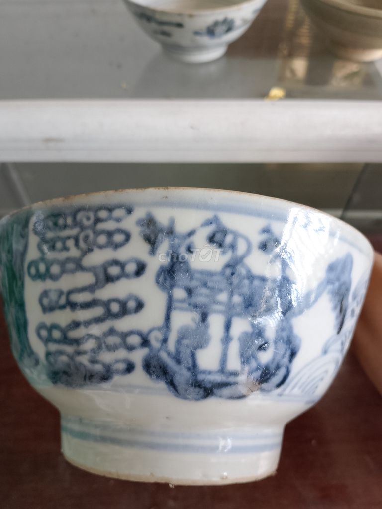 Bát cổ Gốm sứ Trắng xanh. Mua bán Đồ sưu tầm, đồ cổ tại Quận Cẩm Lệ Đà Nẵng được đăng bởi Anh Duy hình 1