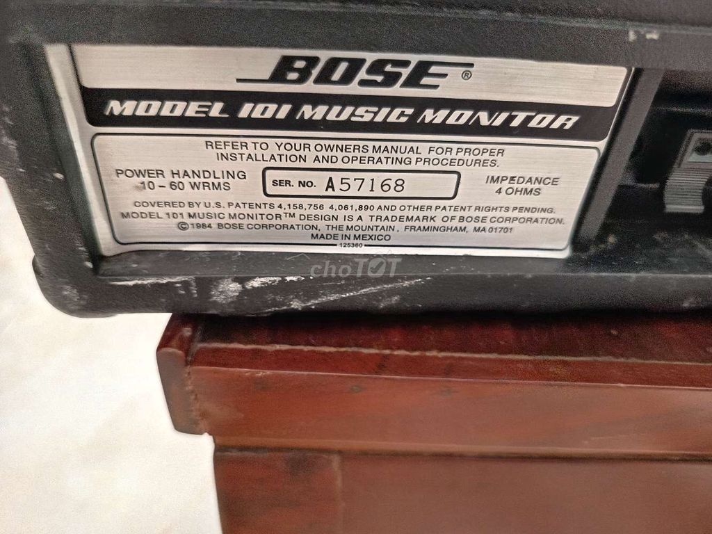 Loa Bose 101 Music Monitor Đen. Mua bán Tivi, Âm thanh tại Thành phố Thủ Đức Tp Hồ Chí Minh được đăng bởi Nguyễn Đức Chung hình 1