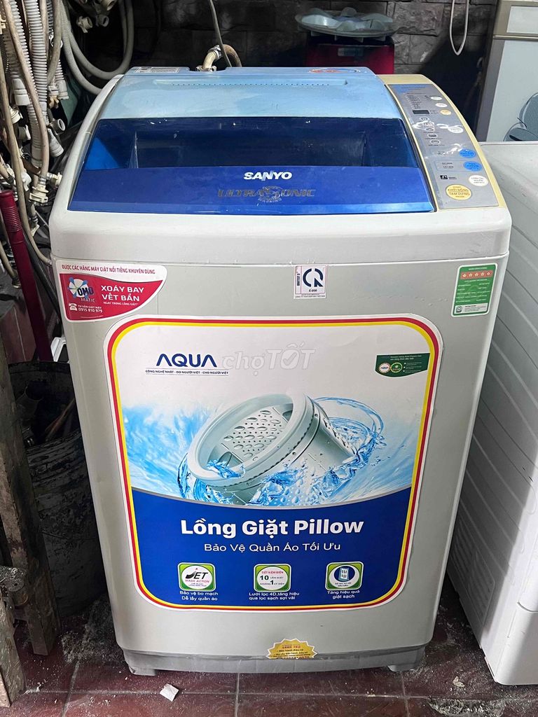 Máy giặt Sanyo 9kg. Mua bán Máy giặt tại Quận 7 Tp Hồ Chí Minh được đăng bởi TH Điện lạnh giá rẻ siêu rẻ HCM hình 1