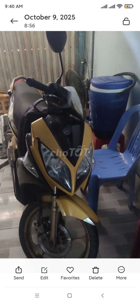 Cần bán Xe Novou 135cc , màu vàng , sản xuất 2010. Mua bán Xe máy tại Quận Bình Tân Tp Hồ Chí Minh được đăng bởi Nguyen Thuat hình 3
