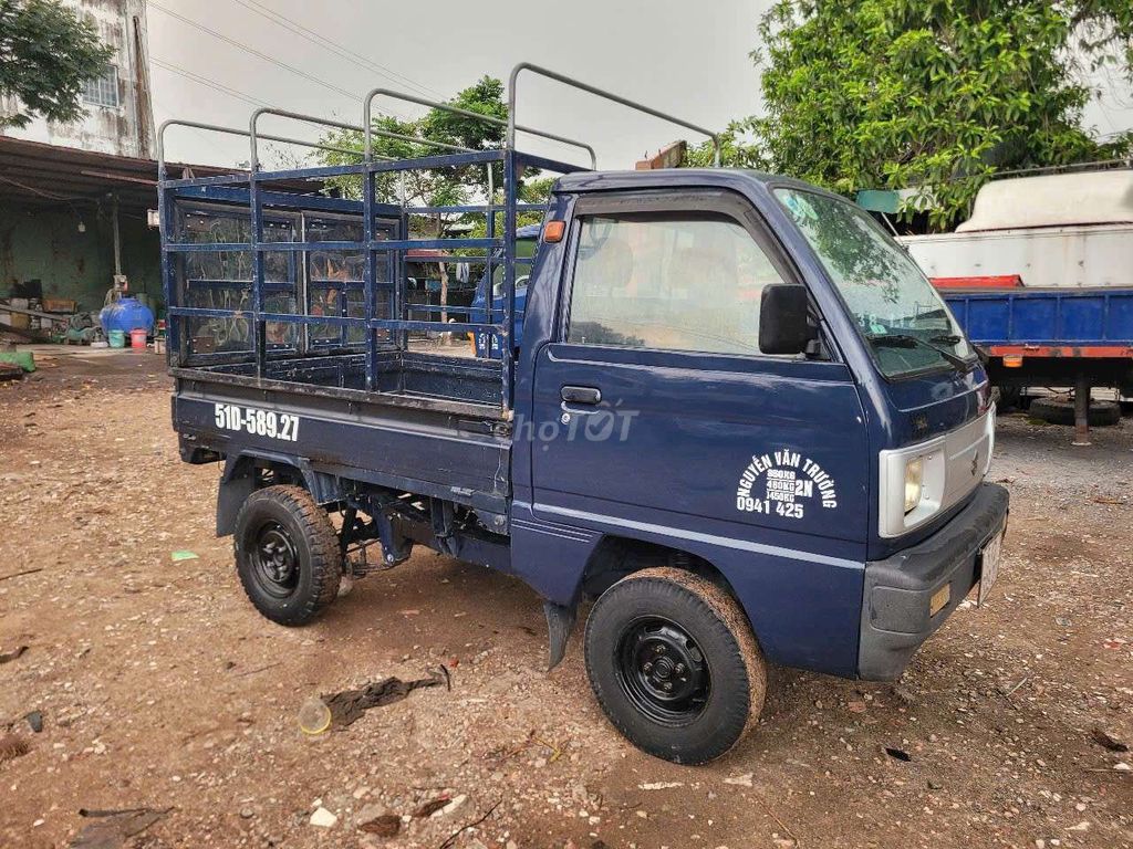 BÁN Gấp suzuki 480kg đời 2009 thùng bạt 1m9