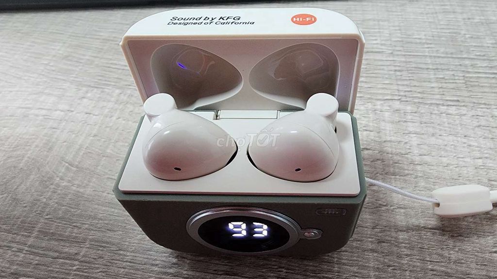 Tai nghe KFG California Trắng. Mua bán Tivi, Âm thanh tại Quận 4 Tp Hồ Chí Minh được đăng bởi TRẦN NGỌC ANH hình 1