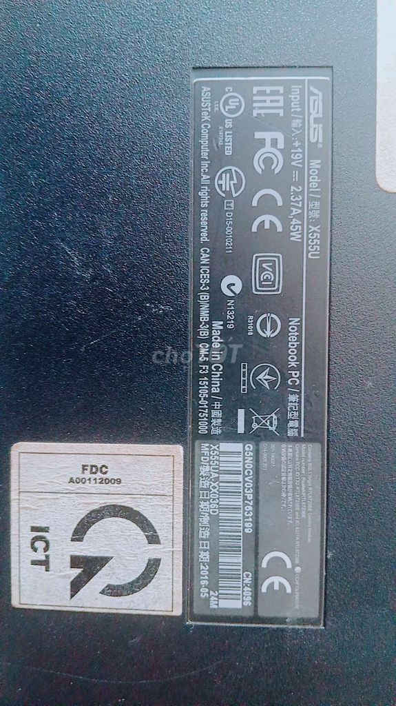 ASUS X553U Đen Trung Quốc Like New. Mua bán Laptop tại Thành phố Buôn Ma Thuột Đắk Lắk được đăng bởi Hang hình 1