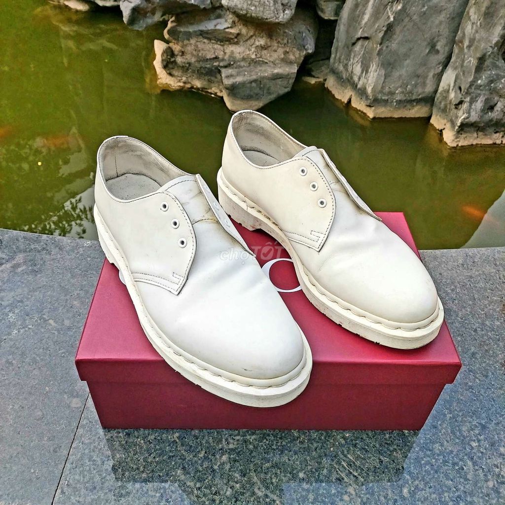 Giày nam Dr.martens white chính hãng🍀🇻🇳