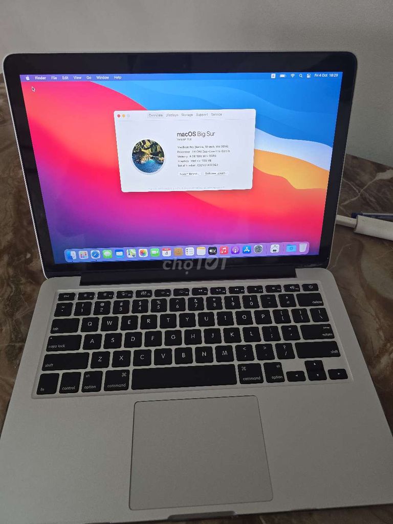 Macbook pro 2014 retina i5/8g/256g